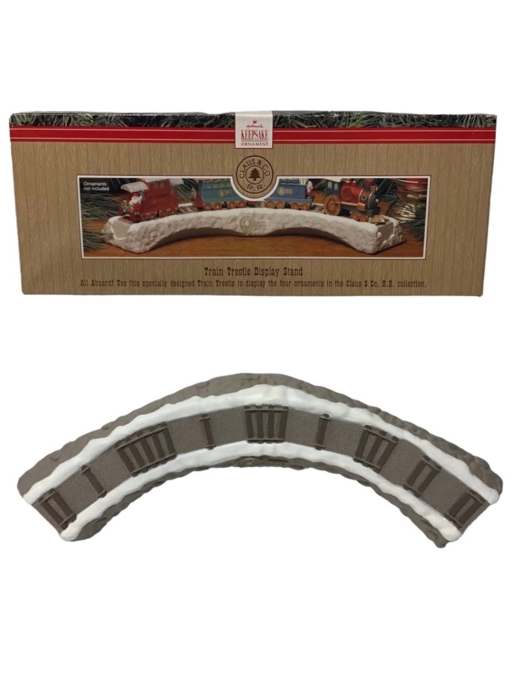 Hallmark 1991 Train Trestle Display Stand